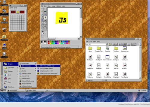 , Retro Friday: Windows 95 unter Windows, macOS und Linux
