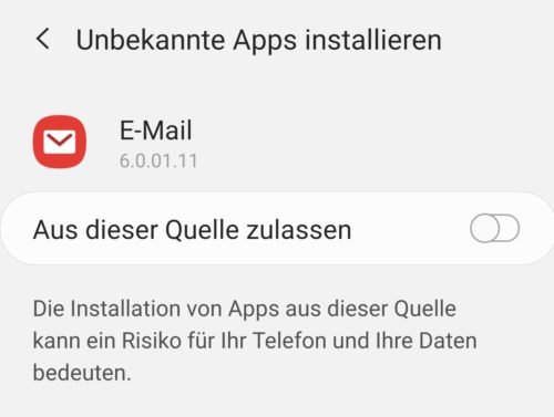 Installieren von Android-Apps ohne Play Store