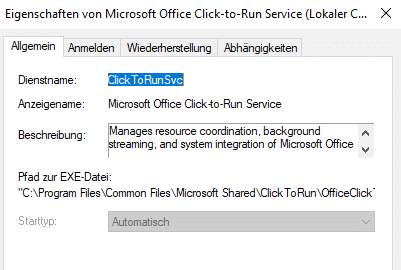 Beenden unnötiger Dienste unter Windows 10