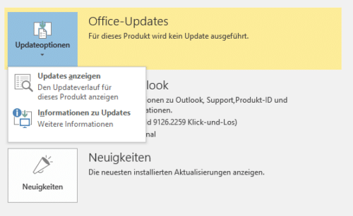 Installation von Office-Updates