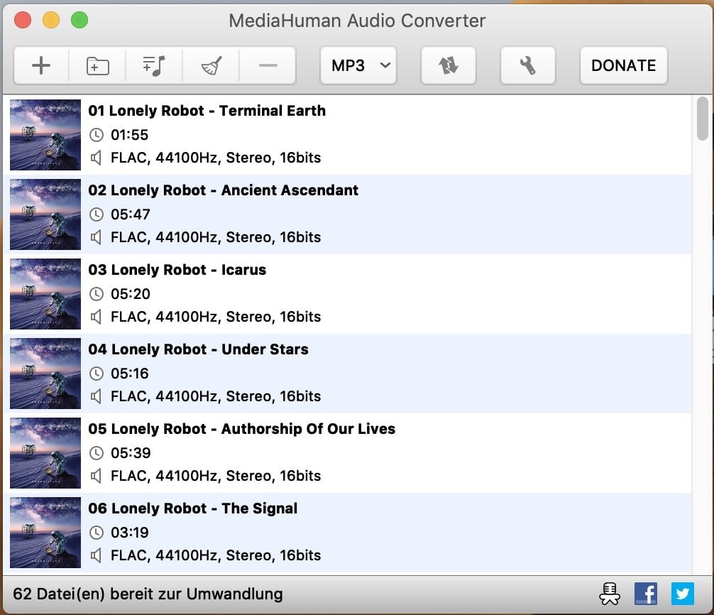 Musikdateien umwandeln unter Windows und macOS