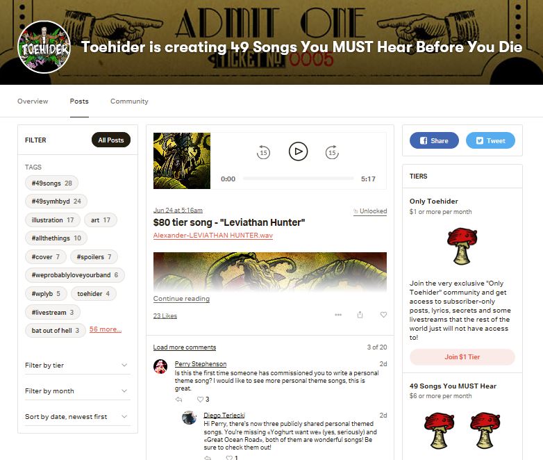 Crowdfunding mal anders: Patreon