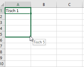 Im Handumdrehen Platzkarten mit Excel bauen