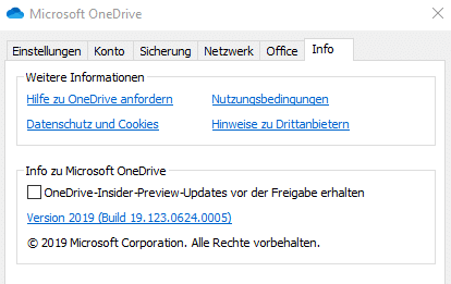 Neue OneDrive-Funktionen vorab testen