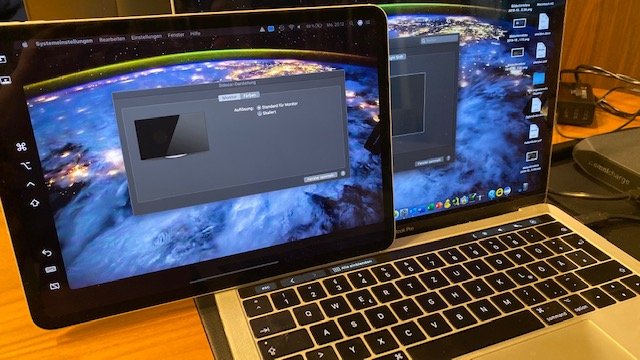 iPad am MacBook mit SideCar als Monitor benutzen