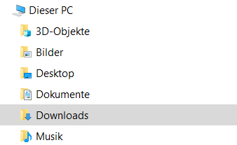Downloads verwalten bei Edge