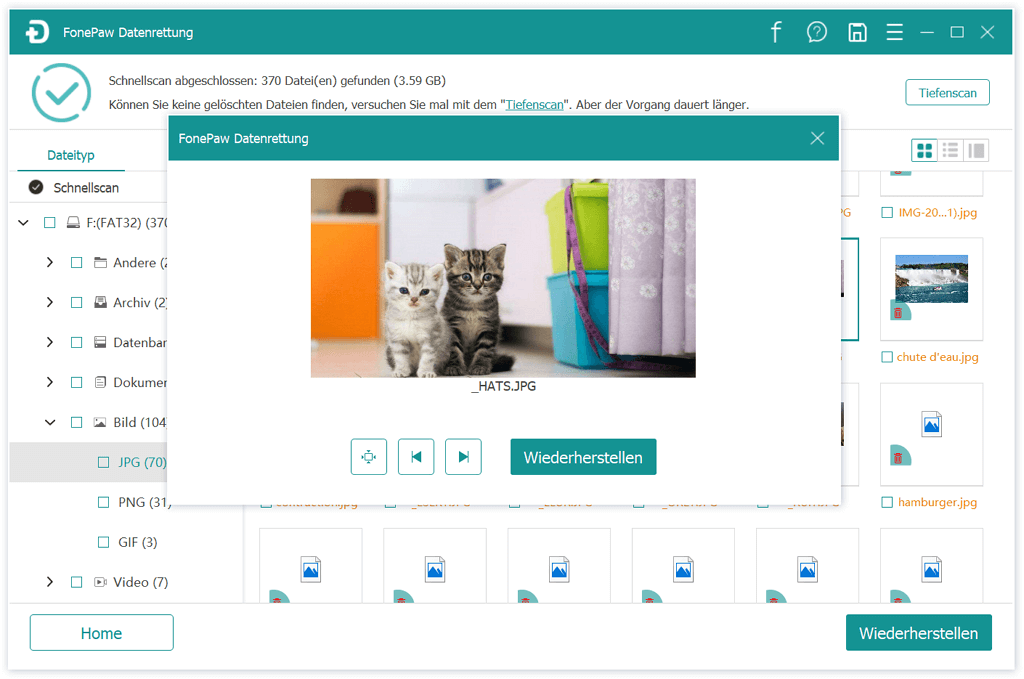 Datenrettung mit FonePaw