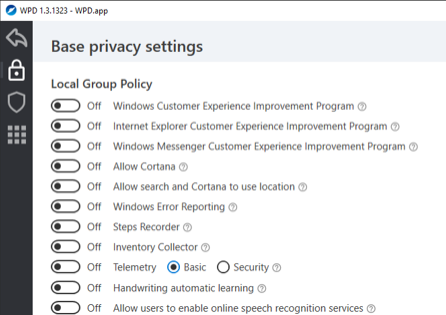 , Optimierung der Datenschutzeinstellungen unter Windows 10