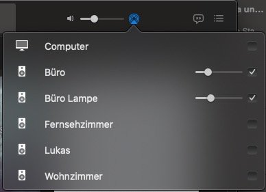 Sonos-Lautsprechergruppen direkt über iTunes/Musik steuern