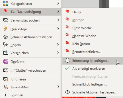 E-Mails nachverfolgen mit Outlook