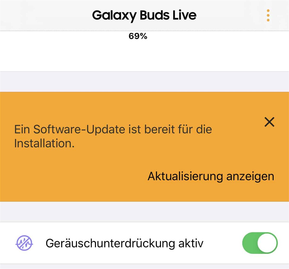 Updates der Samsung Galaxy Buds live durchführen