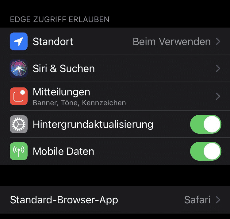 Standardbrowser bei iOS 14 festlegen