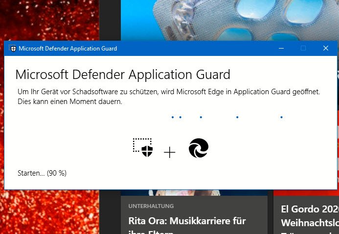 Surfen in einer Sandbox: Microsoft Defender Application Guard
