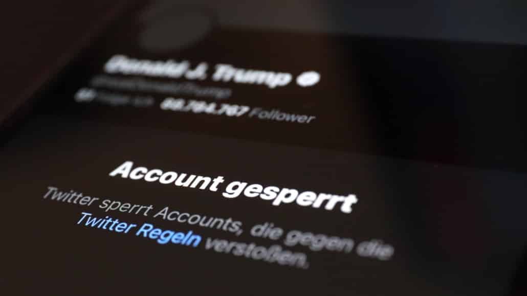 Twitter Komto von Donald Trump gesperrt