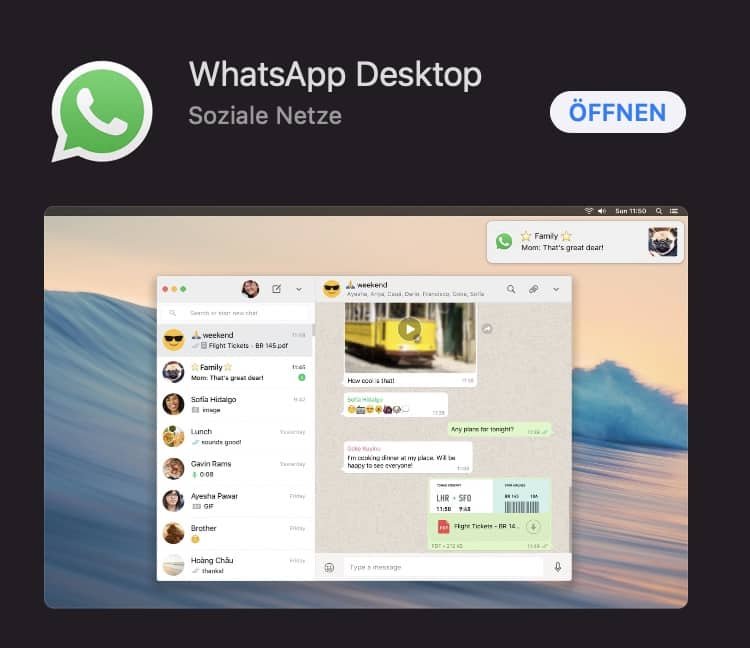 WhatsApp auf dem Desktop verwenden