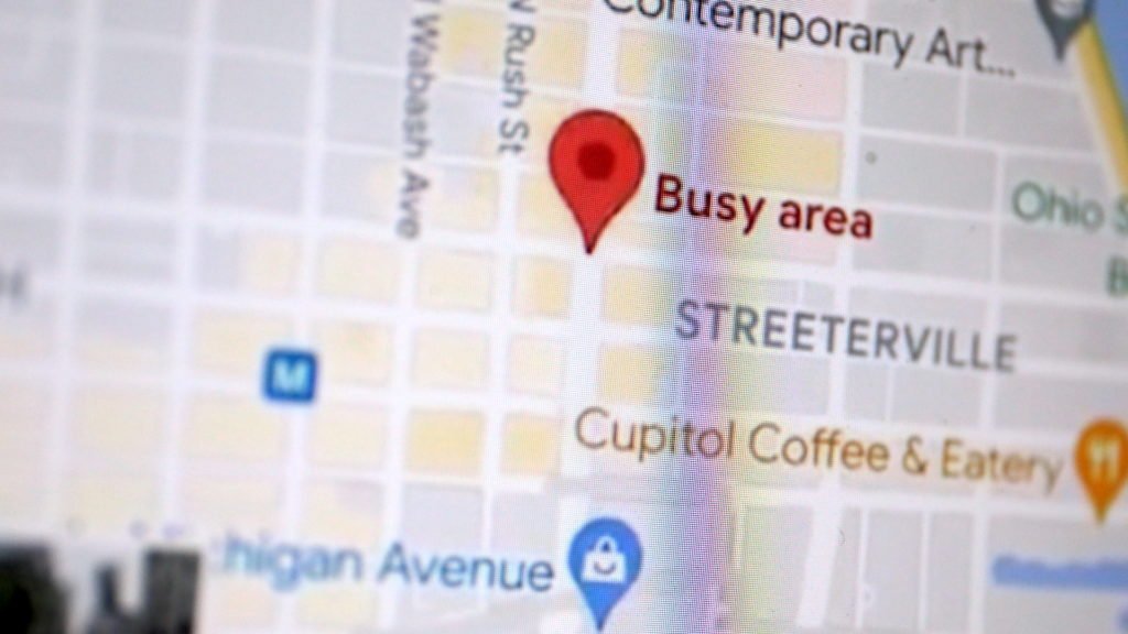 Neue Funktion in Google Maps: Busy Area