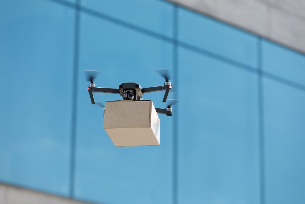 Drohnen transportieren Dinge