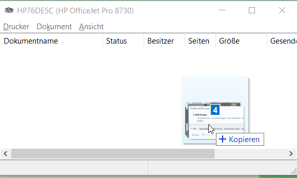 Schnelles Drucken mehrerer Dateien unter Windows