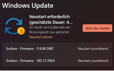 Automatische Updates von Windows