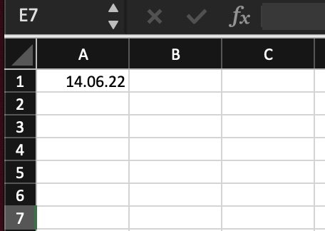 Wichtige Tastenkürzel in Excel