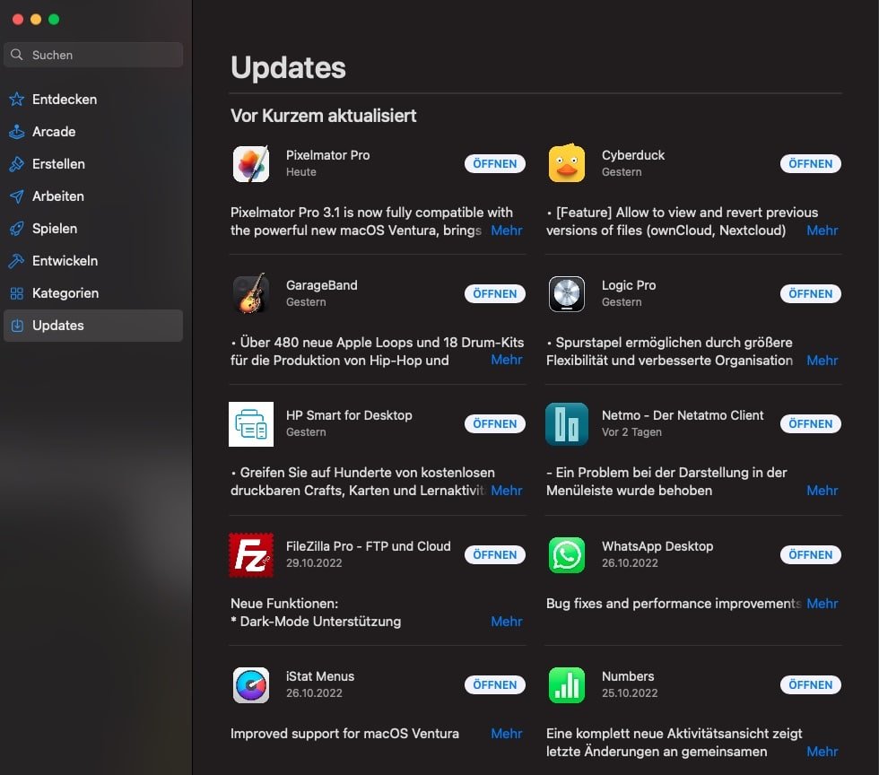 Updates in macOS: Mehr Sicherheit und Funktionalität