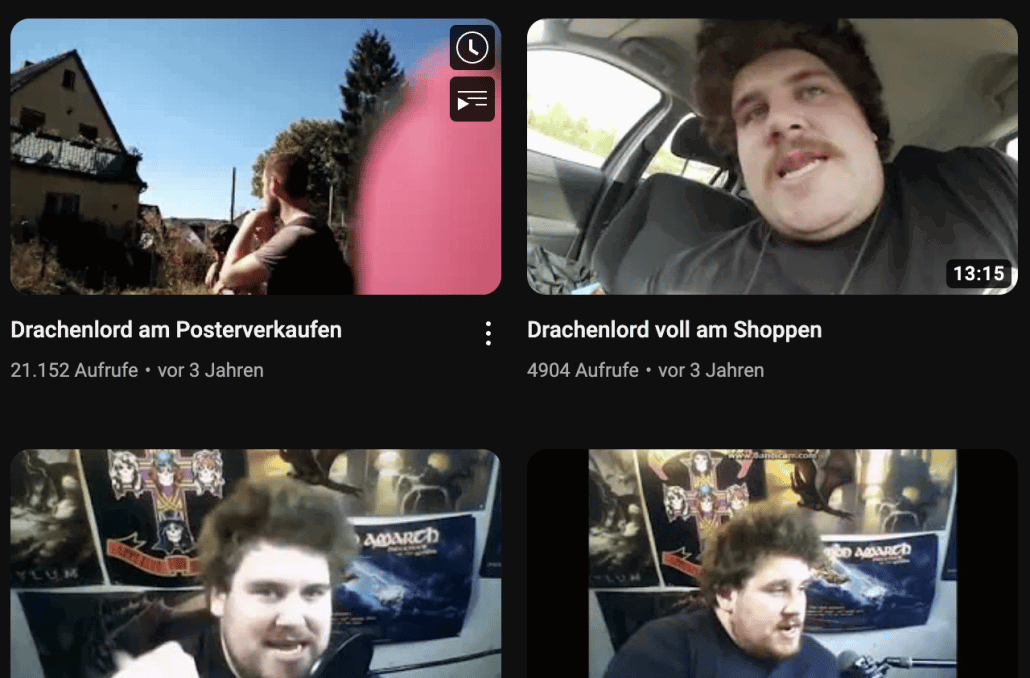 Drachenlord auf Youtube