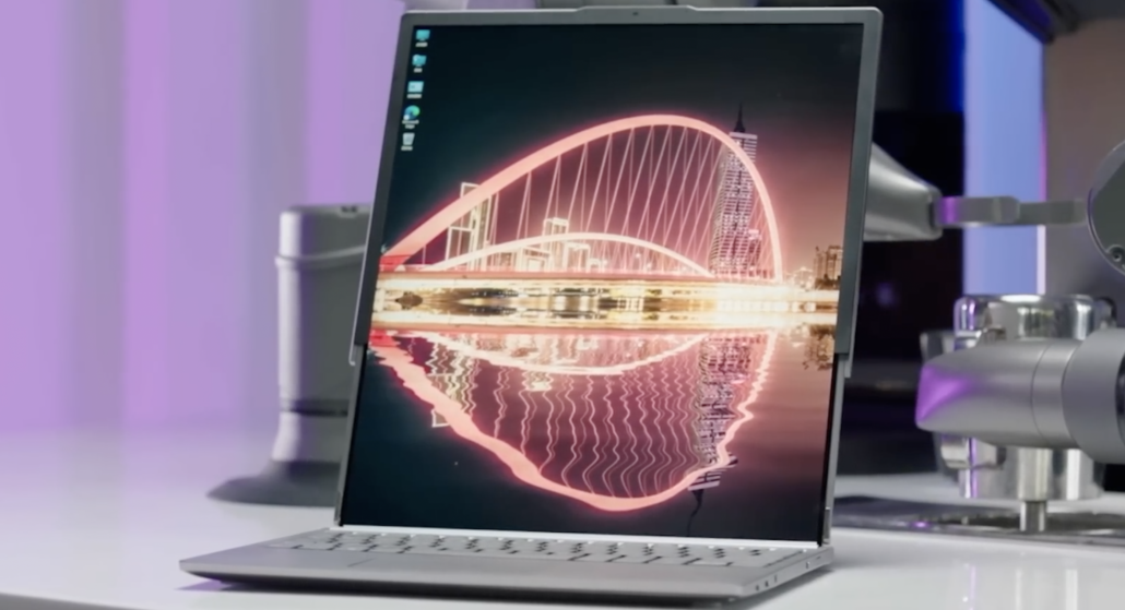 Lenovo will Notebook mit ausrollbarem Display bauen