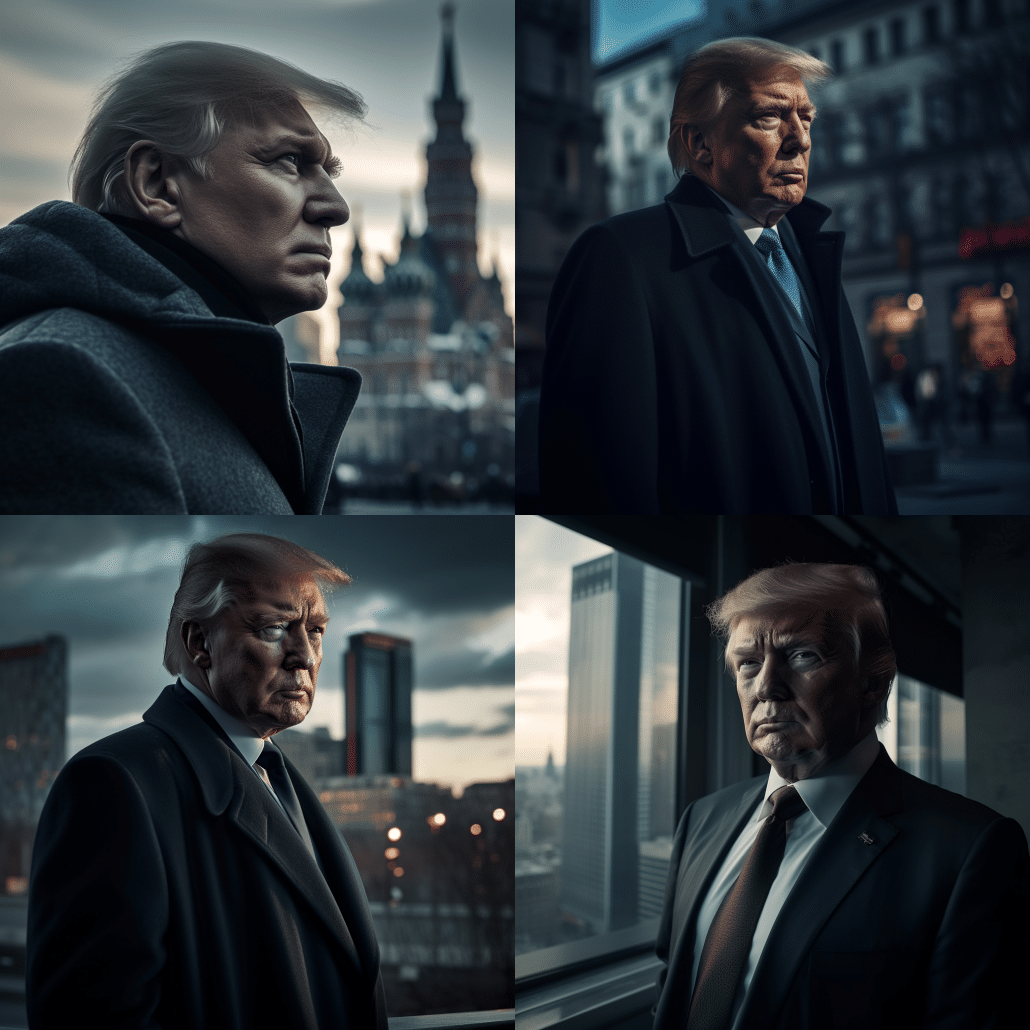 Donald Trump in Moscow: Fotos sind in KI entstanden