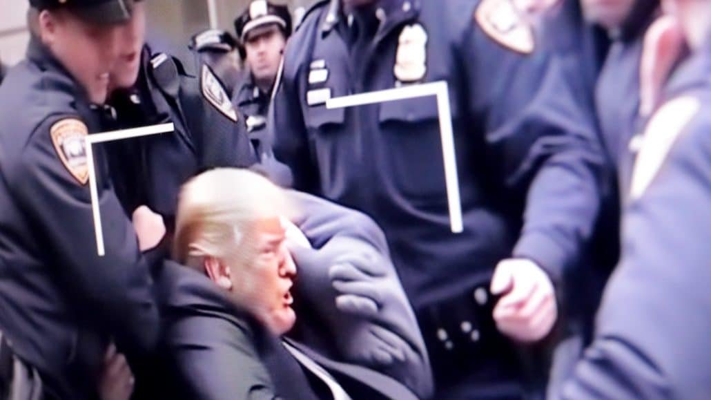 Von einem Künstler erstellte Deepfakes: Donald Trump wird verhaftet