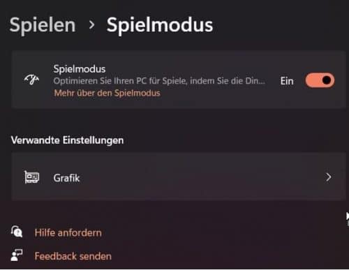Spielen unter Windows: Der Spielemodus - schieb.de