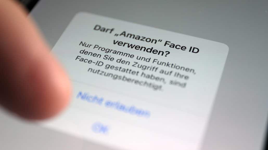 Amazon bietet jetzt auch das Einloggen per Gesichtsscan an