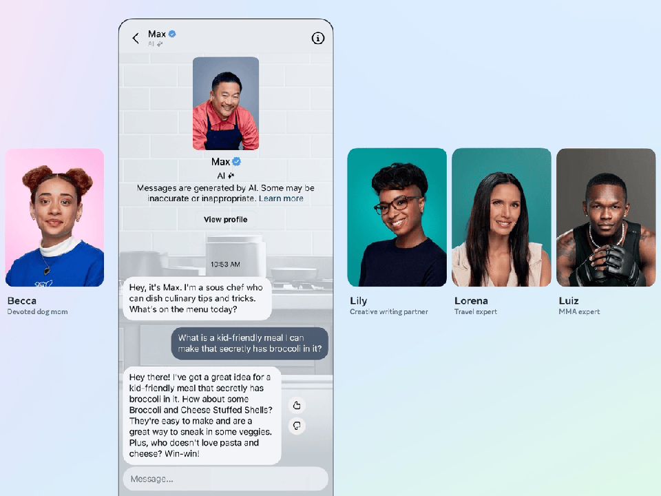 Meta führt virtuelle Avatare von Promis ein: Chatten mit Promi-Chatbots
