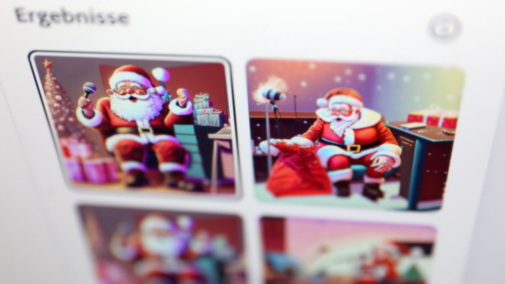 Mit wenig Aufwand lässt sich ein Santa Claus in der gewünschten Umgebung erzeugen