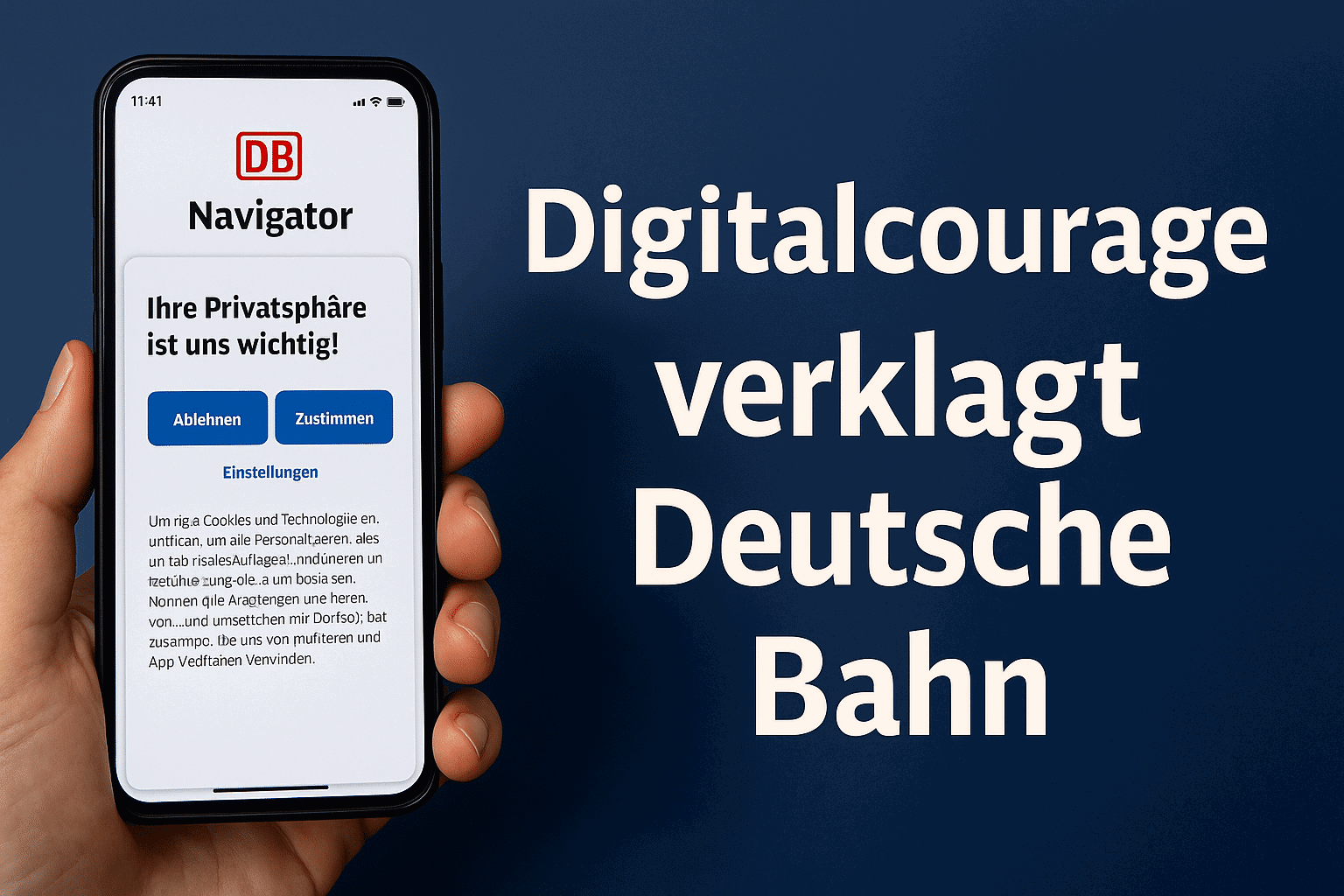 Die DB Navigator App ist eine der meistgenutzten in Deutschland - teilt aber viele Daten mit Dritten