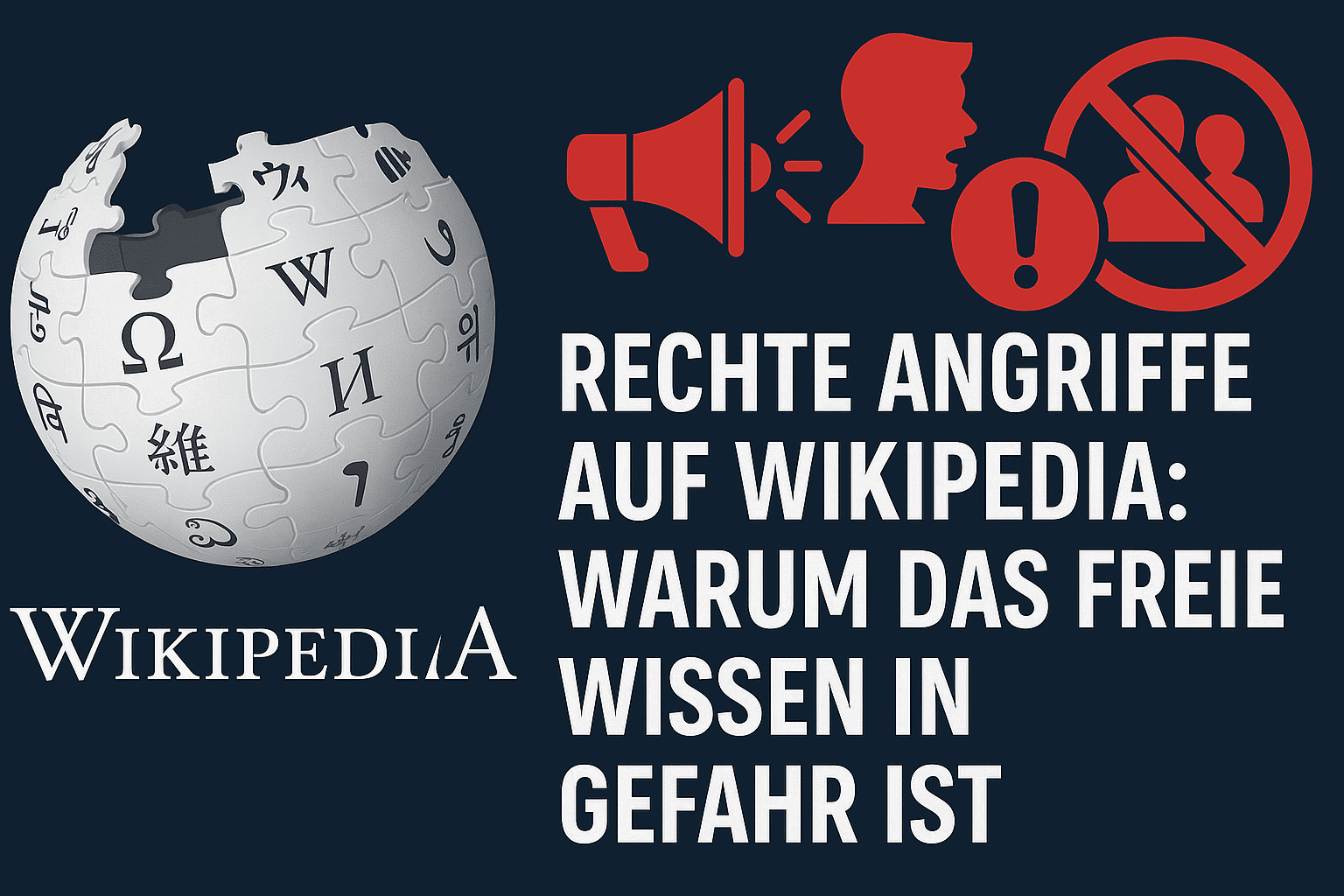 Wikipedia wird von rechten Kräften bedrängt