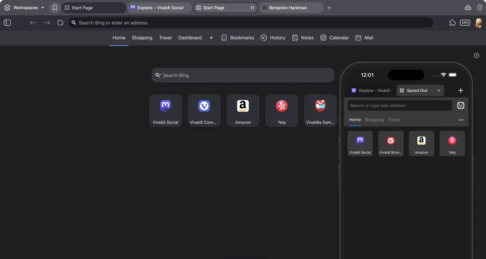 Der Vivaldi Browser kommt aus Norwegen und verspricht Datenschutz und Privatsphäre