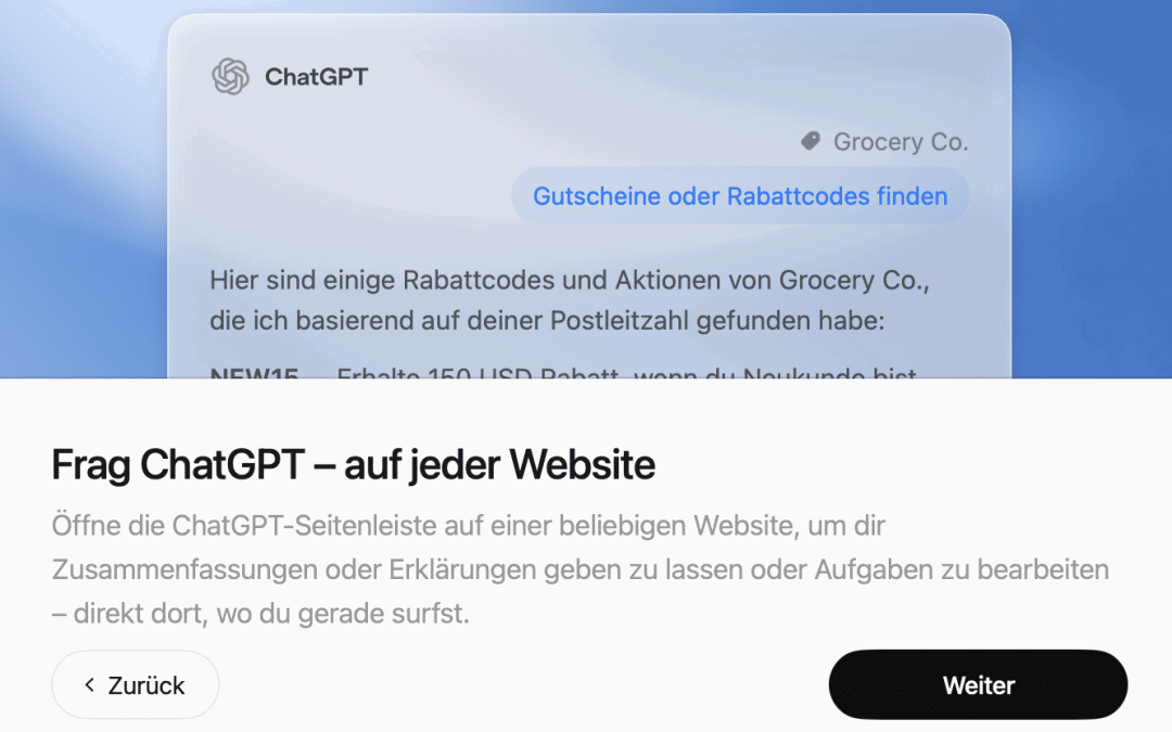ChatGPT Atlas: OpenAI startet KI-Browser – Was er kann und wie ihr ihn nutzt