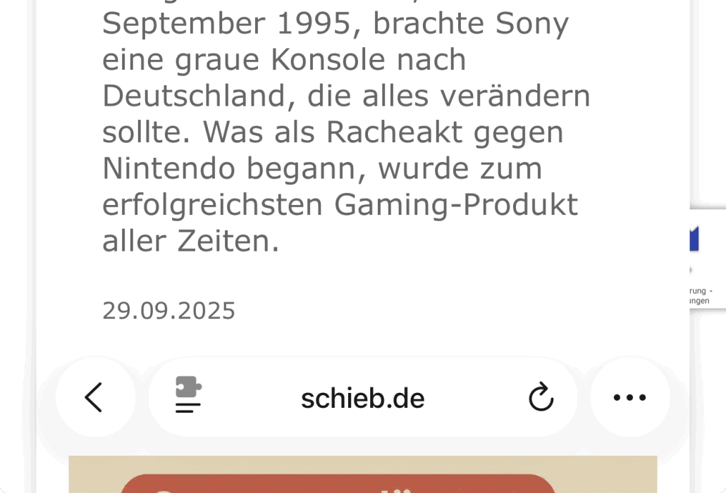 Sony PlayStation startet in Deutschland, 1995.