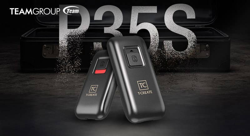 TEAMGROUP P35S Speichermedien in schwarzer Farbe