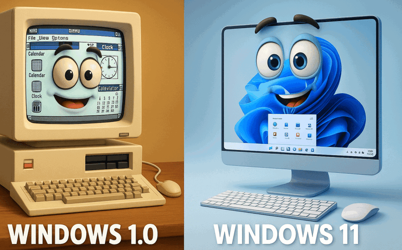 Windows wird 40: Von der Lachnummer zum Quasi-Monopol – und zurück?