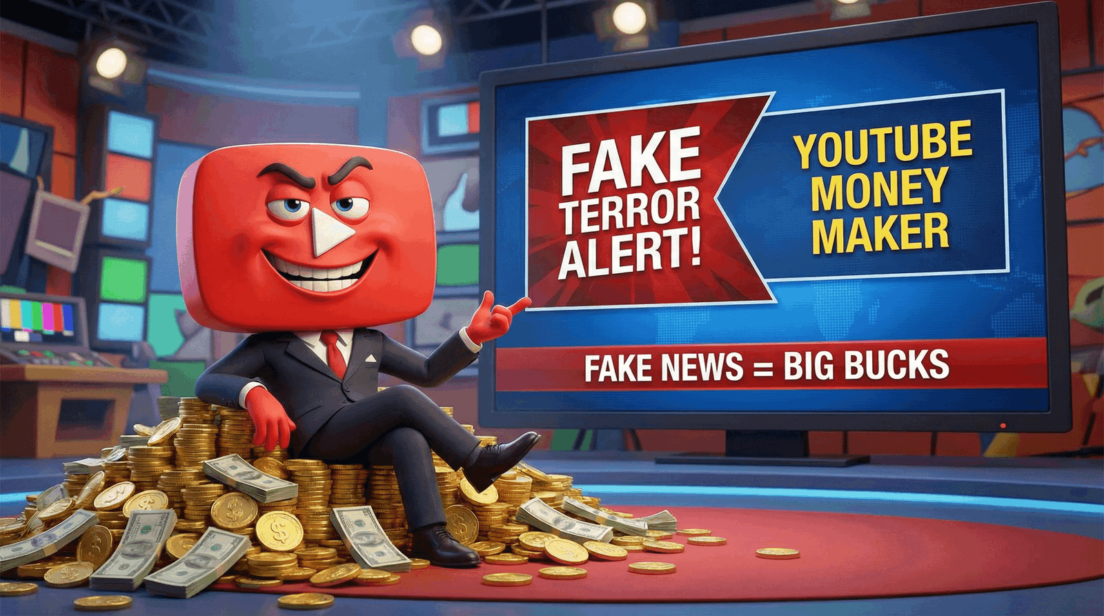 Es gibt Youtuber, die verdienen Geld damit, Schocker News zu verbreiten – selbst über angebliche Terrorwarnungen