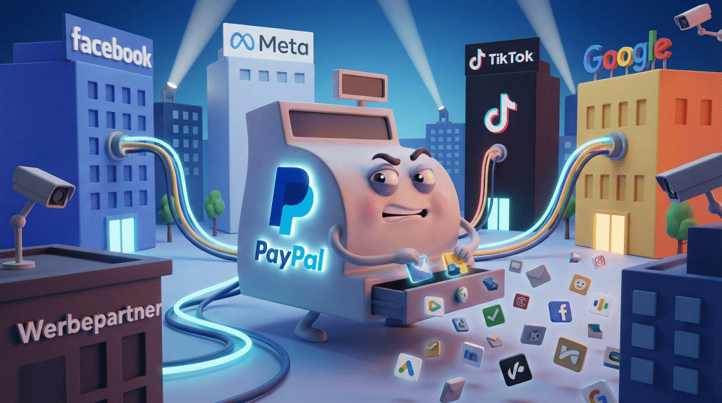 Paypal tauscht Daten mit bis zu 600 Werbepartnern aus