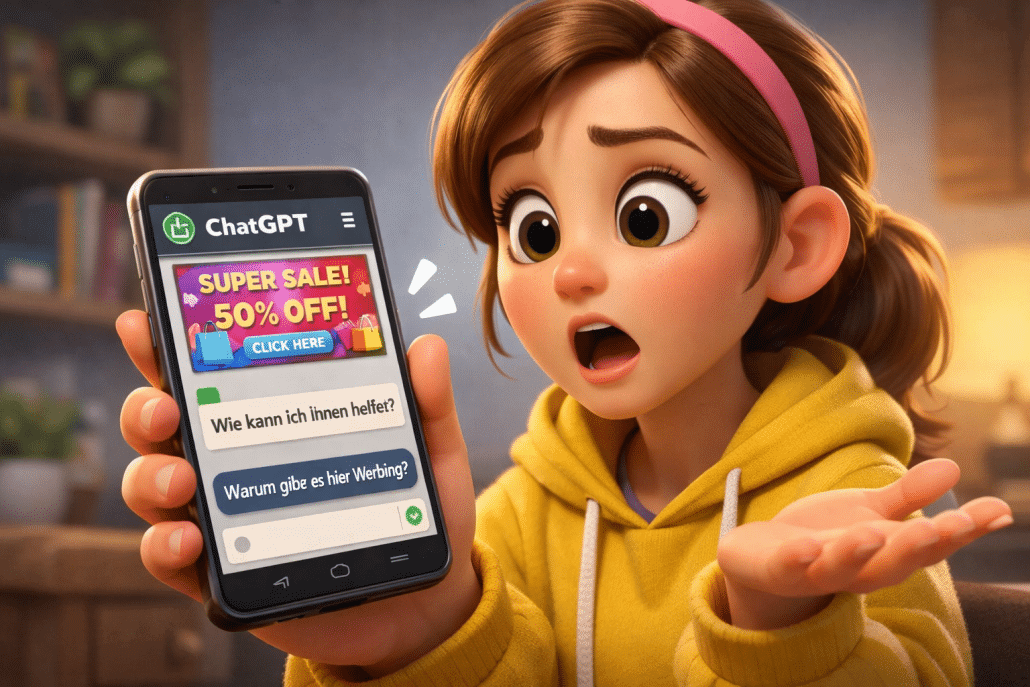 OpenAI will bei der kostenlosen ChatGPT Werbung einführen