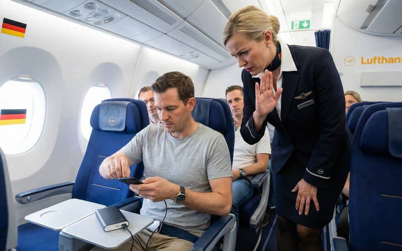 Powerbank-Verbot bei Lufthansa: Warum dein mobiler Akku jetzt zum Problem wird