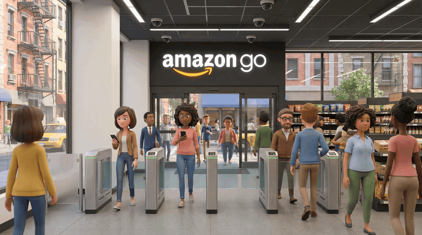 Amazon Go: Die Einkaufsläden von Amazon mit Selbstbedienung werden wieder geschlossen