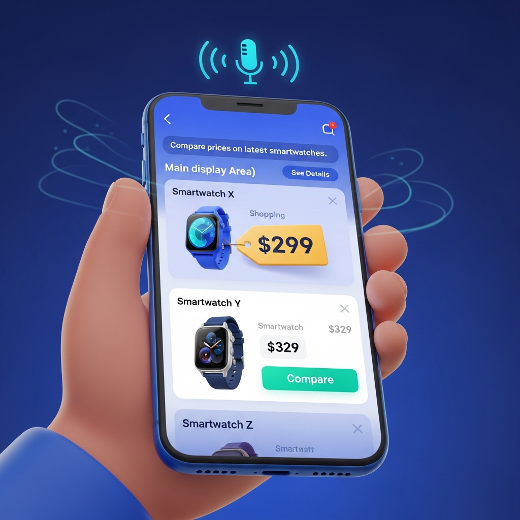 ChatGPT,Voice-Suche,Sprachassistent,Mobile,Shopping