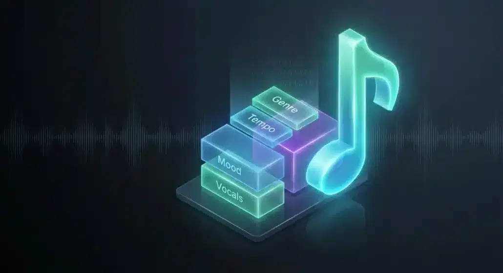 Grafik mit Musikgenren und Stimmungen