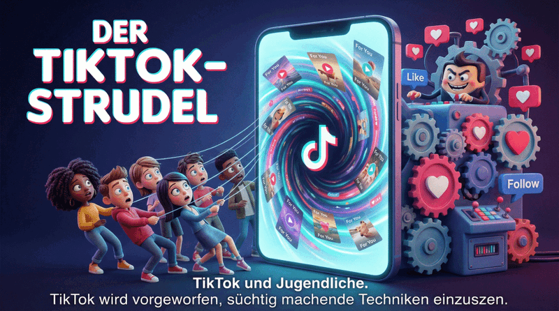 TikTok bekommt Ärger in der EU: Die Kommission wirft dem Dienst vor, süchtigmachende Mechanismen einzusetzen