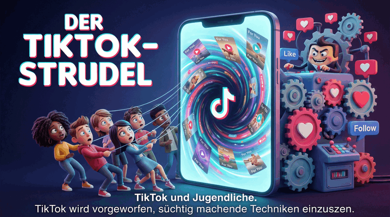 TikTok bekommt Ärger in der EU: Die Kommission wirft dem Dienst vor, süchtigmachende Mechanismen einzusetzen
