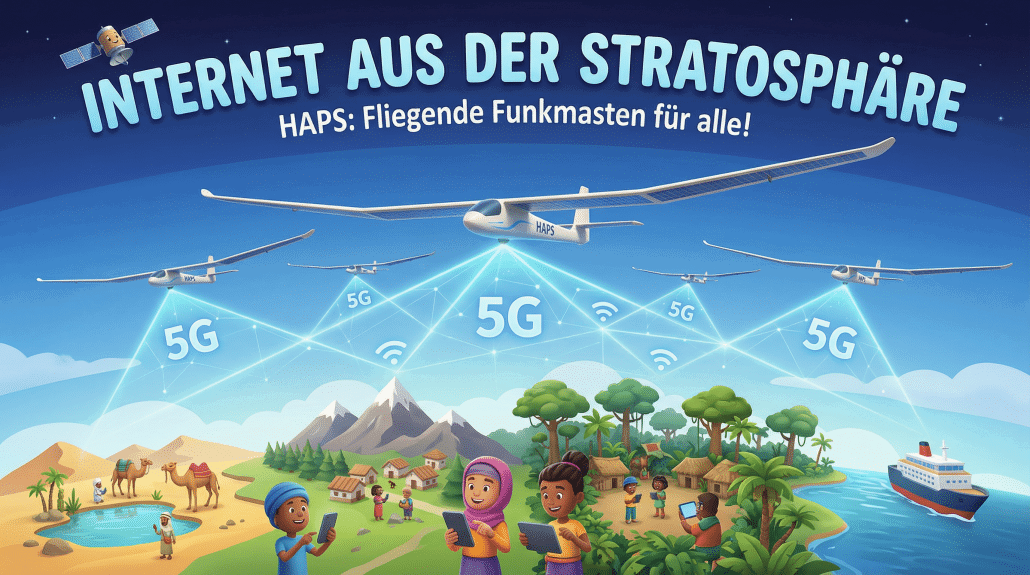 Internet aus der Stratosphäre: Fliegende Funkmasten sollen Milliarden Menschen online bringen